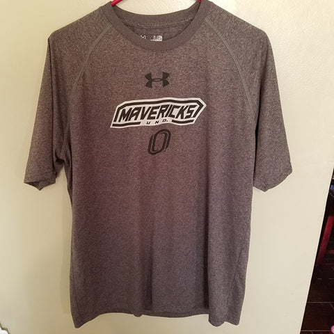 NEBRASKA OMAHA UNO MAVERICKS UNDER ARMOUR SHIRT SIZE LARGE  ADULT