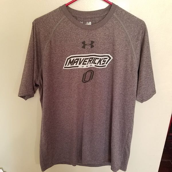 NEBRASKA OMAHA UNO MAVERICKS UNDER ARMOUR SHIRT SIZE LARGE  ADULT