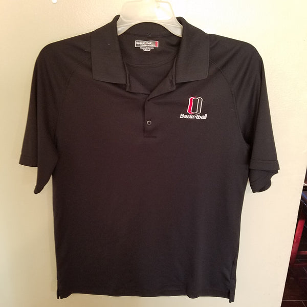 NEBRASKA OMAHA UNO MAVERICKS ADIDAS BASKETBALL POLO SHIRT SIZE LARGE ADULT #1