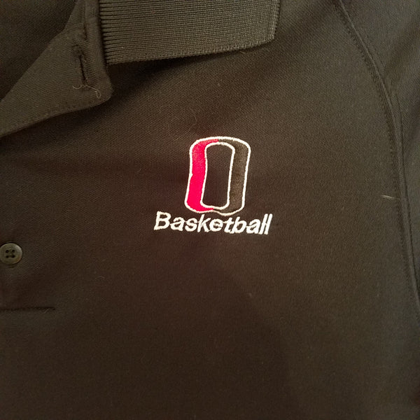 NEBRASKA OMAHA UNO MAVERICKS ADIDAS BASKETBALL POLO SHIRT SIZE LARGE ADULT #1