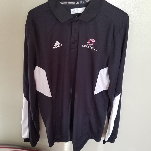 NEBRASKA OMAHA UNO MAVERICKS LONG SLEEVE BASKETBALL SHIRT SIZE LARGE ADULT