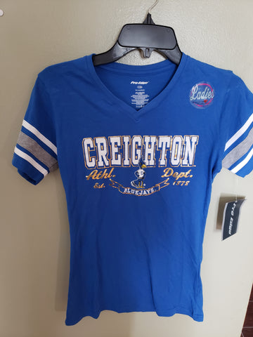 CREIGHTON BLUE JAYS WOMANS SHIRT SIZE SMALL ADULT NWT