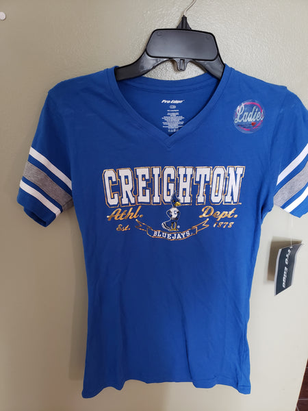 CREIGHTON BLUE JAYS WOMANS SHIRT SIZE SMALL ADULT NWT