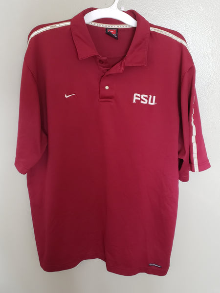 FLORIDA STATE SEMINOLES NIKE POLO SHIRT SIZE XL ADULT NIKE