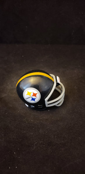 PITTSBURGH STEELERS BLACK SERIES 1 THROWBACK TRADITIONAL POCKET PRO HELMET