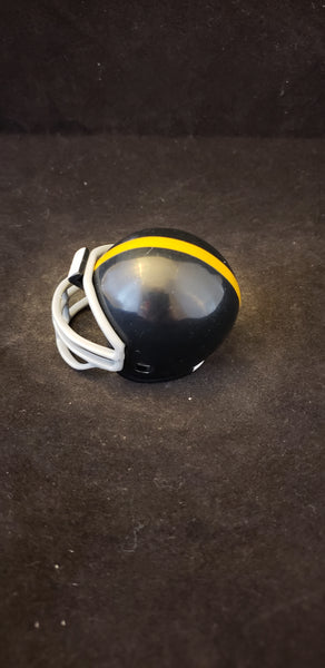 PITTSBURGH STEELERS BLACK SERIES 1 THROWBACK TRADITIONAL POCKET PRO HELMET