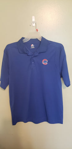 CHICAGO CUBS MAJESTIC POLO SHIRT SIZE LARGE ADULT