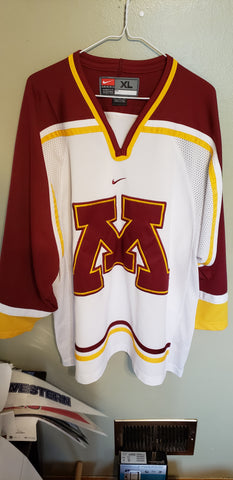 MINNESOTA GOLDEN GOPHERS NIKE HOCKEY JERSEY SIZE XL ADULT