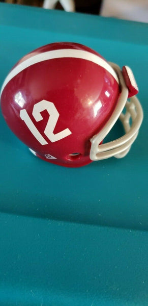 ALABAMA CRIMSON TIDE #12 STYLE POCKET PRO HELMET RIDDELL WITH PADDING