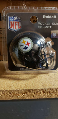 PITTSBURGH STEELERS SPEED NEW CLAMSHELL POCKET PRO HELMET RIDDELL