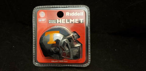 TENNESSEE VOLUNTEERS SMOKEY POCKET PRO FOOTBALL HELMET RIDDELL WITH CLAMSHELL