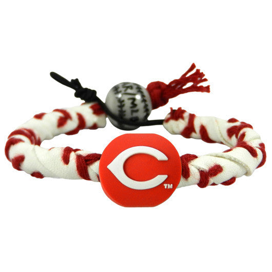 MLB MAJOR LEAGUE BASEBALL GAMEWEAR FROZEN ROPE LEATHER BRACELET