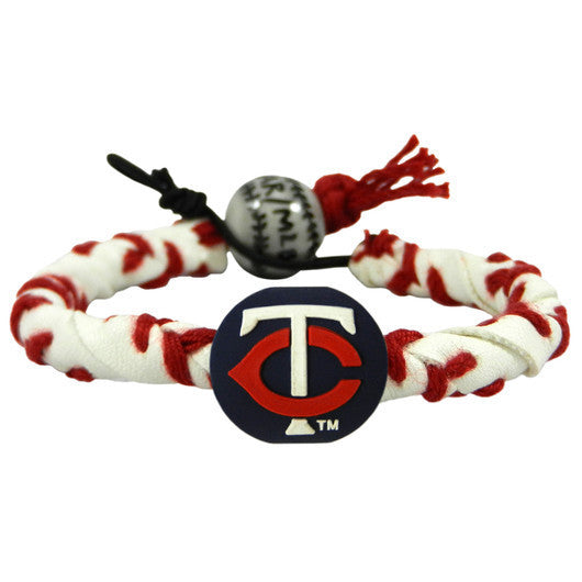 MLB MAJOR LEAGUE BASEBALL GAMEWEAR FROZEN ROPE LEATHER BRACELET