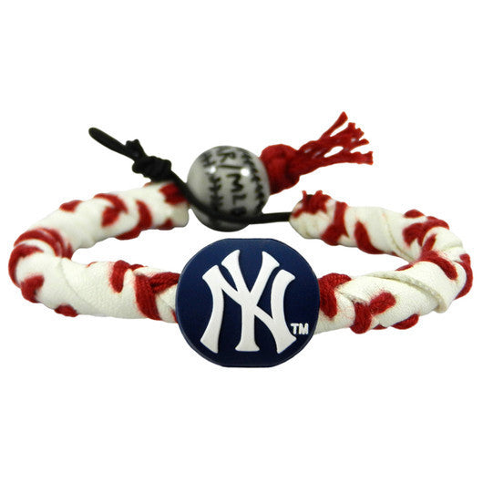 MLB MAJOR LEAGUE BASEBALL GAMEWEAR FROZEN ROPE LEATHER BRACELET