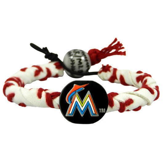 MLB MAJOR LEAGUE BASEBALL GAMEWEAR FROZEN ROPE LEATHER BRACELET