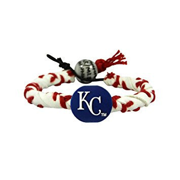 MLB MAJOR LEAGUE BASEBALL GAMEWEAR FROZEN ROPE LEATHER BRACELET