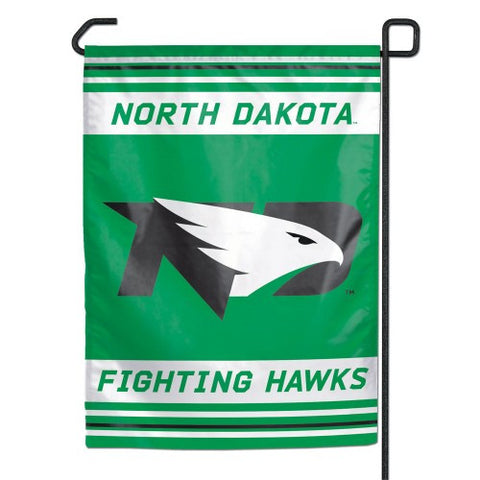 NORTH DAKOTA FIGHTING HAWKS 11"x15" garden flag banner new