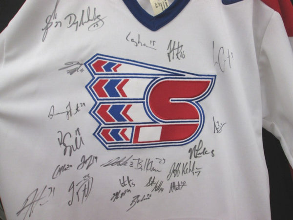 SPOKANE CHIEFS NIKE AUTOGRAPHED HOCKEY JERSEY SIZE MEDIUM ADULT NWT