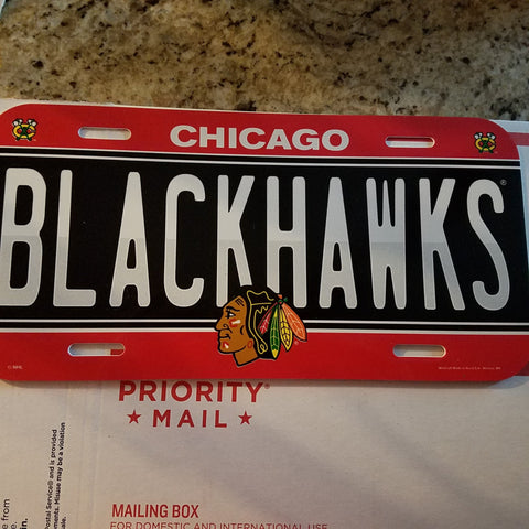 CHICAGO BLACKHAWKS CAR AUTO LICENSE PLATE STYLE