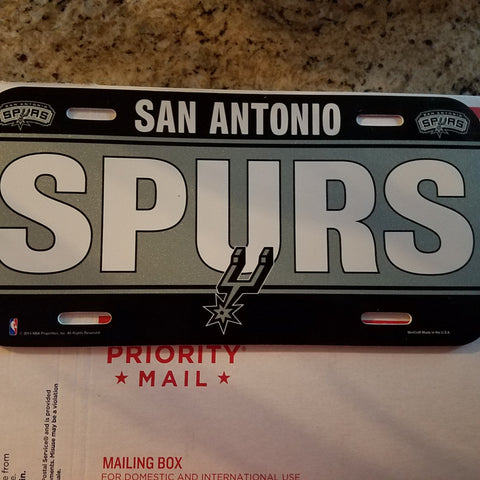 SAN ANTONIO SPURS CAR AUTO LICENSE PLATE STYLE #3