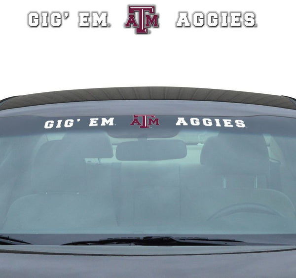 NCAA COLLEGE 35x4 WINDSHIELD DECAL AUTO CAR TRUCK YOU PICK TEAM