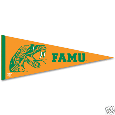 FLORIDA A&M RATTLERS 12X30 PREMIUM PENNANT NEW