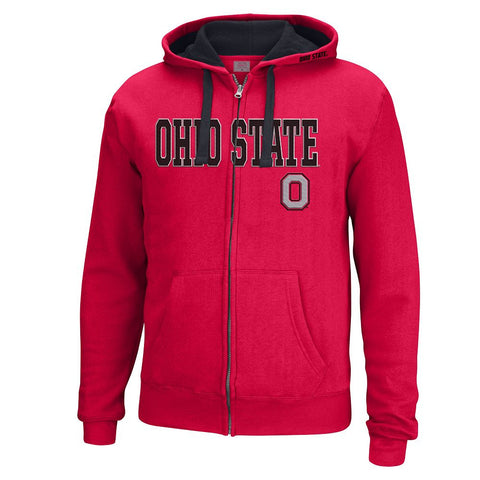 OHIO STATE BUCKEYES FULL ZIP FLEECE SWEATSHIRT SIZE LARGE ADULT NWT