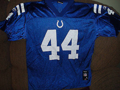 INDIANAPOLIS COLTS DALLAS CLARK FOOTBALL JERSEY SIZE L 14-16 YOUTH PINK