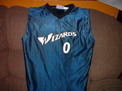 WASHINGTON WIZARDS GILBERT ARENAS BASKETBALLJERSEY SIZE YLARGE