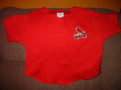 ST LOUIS CARDINALS MAJESTIC SIZE 6 BASEBALL JERSEY