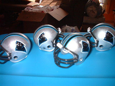 LOT OF 20 CAROLINA PANTHERS TRADITIONAL POCKET PRO HELMETS