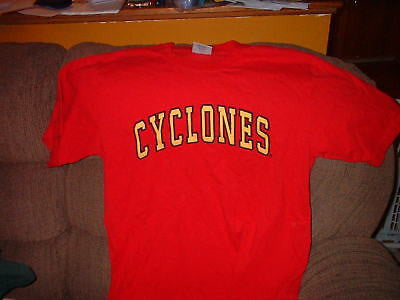 IOWA STATE CYCLONES T-SHIRT SIZE LARGE ADULT COLOSSEU