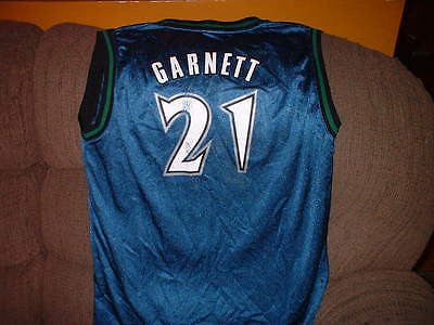 MINNESOTA TIMBERWOLVES KEVIN GARNETT BASKETBALL JERSEY XL YOUTH