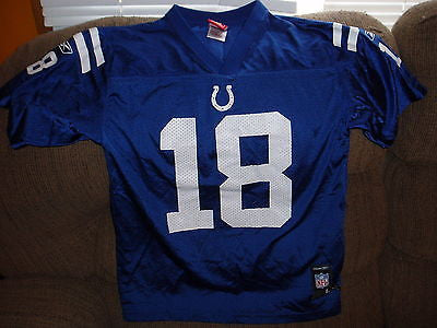INDIANAPOLIS COLTS PEYTON MANNING  FOOTBALL JERSEY  SIZE LARGE #2 YOUTH