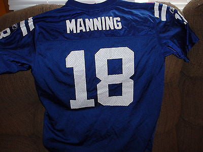 INDIANAPOLIS COLTS PEYTON MANNING  FOOTBALL JERSEY  SIZE LARGE #2 YOUTH