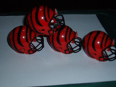 LOT OF 3 CINCINNATI BENGALS  POCKET PRO HELMETS RIDDELL SPEED REVOLUTION BULK