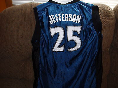 MINNESOTA TIMBERWOLVES AL JEFFERSON JERSEY  SIZE XL 18-20  YOUTH