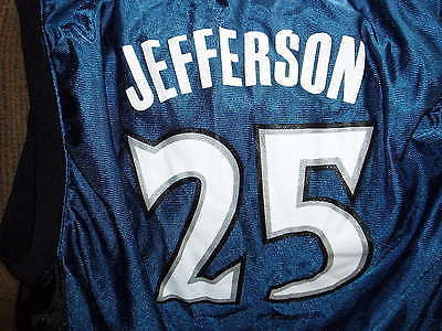 MINNESOTA TIMBERWOLVES AL JEFFERSON JERSEY  SIZE XL 18-20  YOUTH