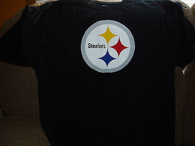 PITTSBURGH STEELERS FOOTBALL LOGO T SHIRT SIZE LARGE REEBOK