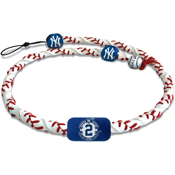 MLB MAJOR LEAGUE BASEBALL  GAMEWEAR FROZEN ROPE LEATHER NECKLACE