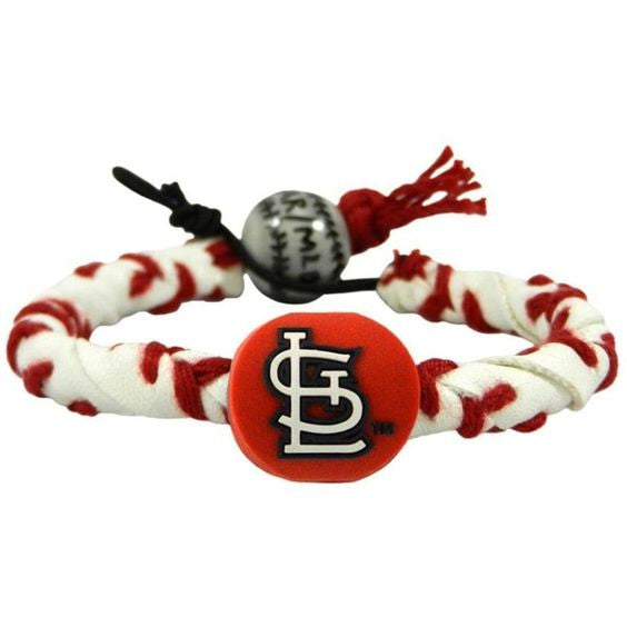 MLB MAJOR LEAGUE BASEBALL GAMEWEAR FROZEN ROPE LEATHER BRACELET