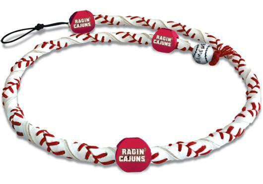 NCAA COLLEGE GAMEWEAR FROZEN ROPE LEATHER NECKLACE