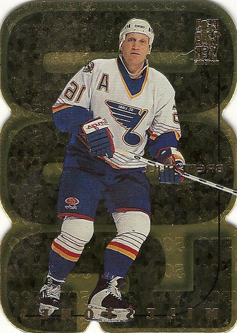1998 1999 be a player hockey gold milestones insert Brett Hull M6