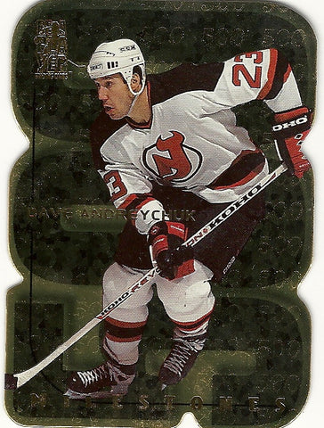 1998 1999 be a player hockey gold milestones insert Dave Andreychuk M5
