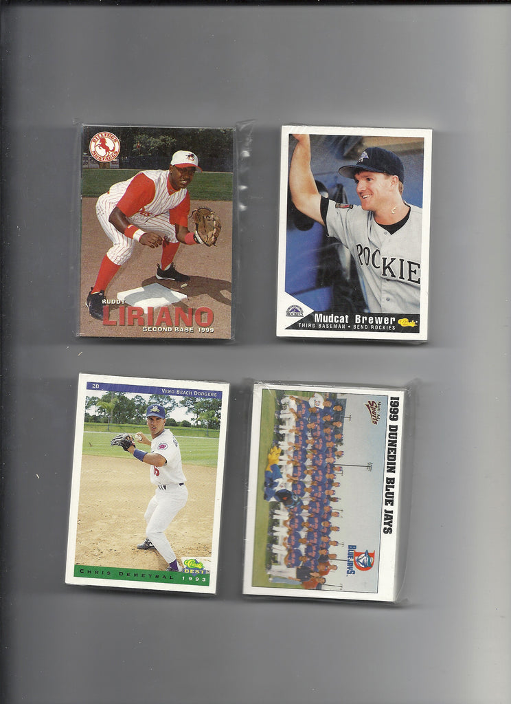 1999 BILLINGS MUSTANGS  MINOR LEAGUE BASEBALL CARD SET