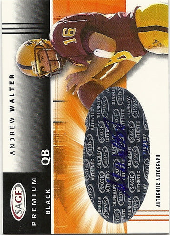 ARIZONA STATE SUN DEVILS ANDREW WALTERS ROOKIE AUTOGRAPH #ED TO 25